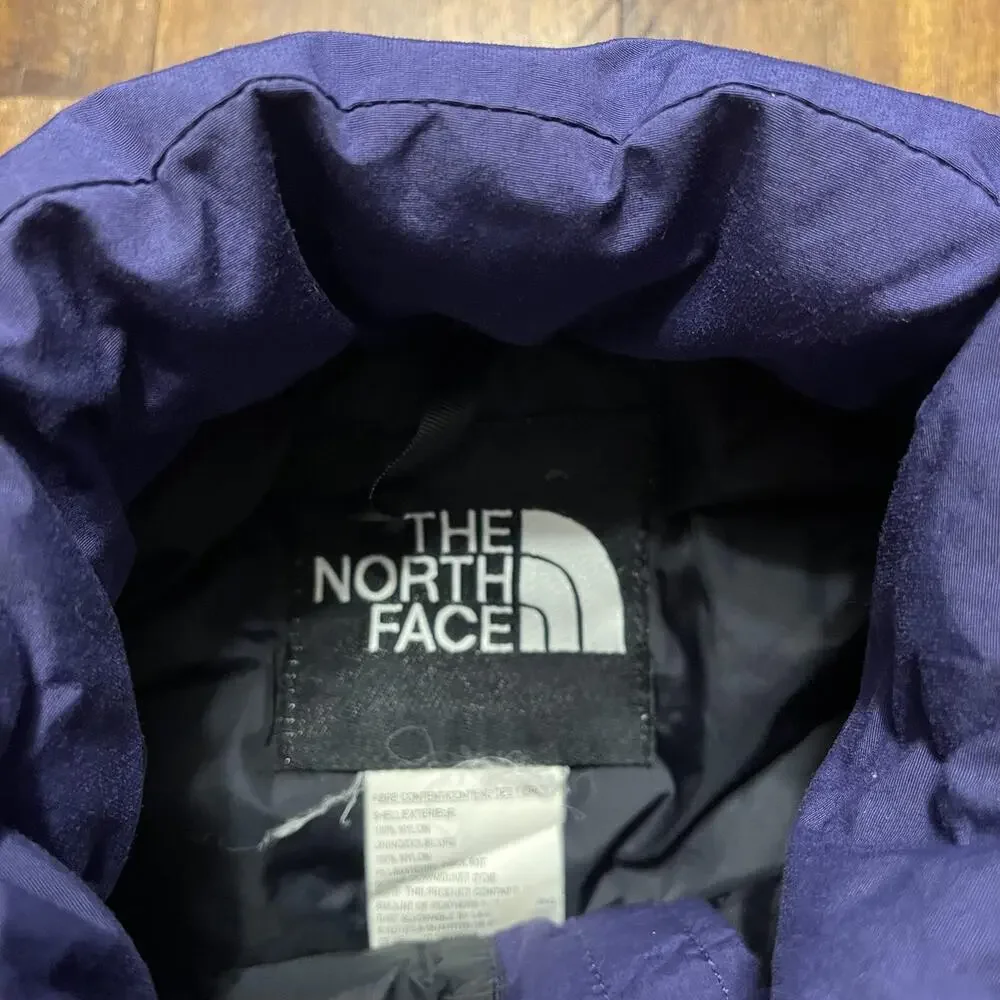 The North Face Vest Mens Medium Deep Purple Goose Down Puffer Insulated Nylon
